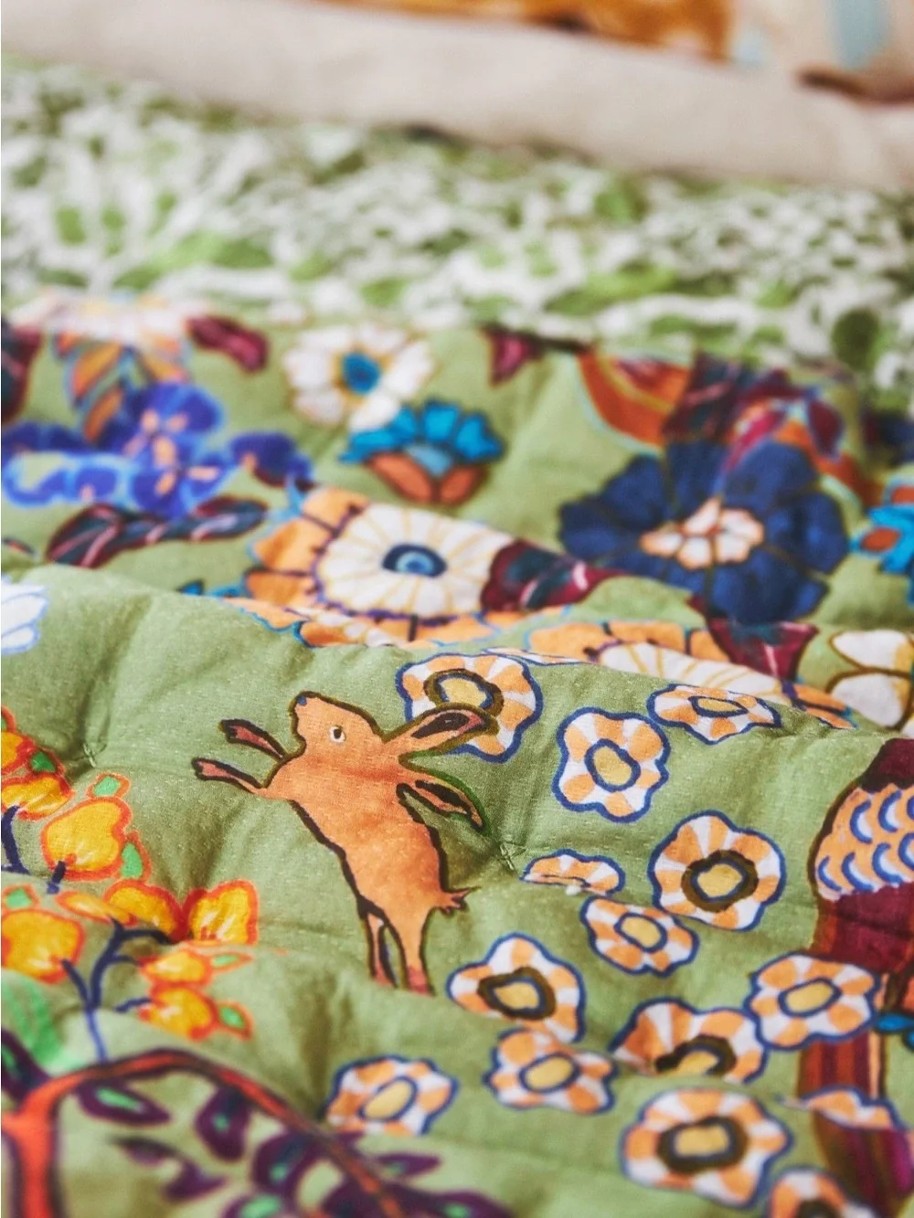 Anthropologie The Printed Textured Cotton Quilt Collection, Full